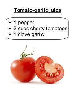 tomato garlic juice